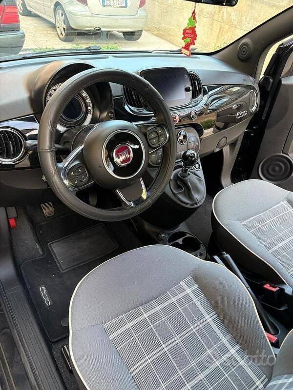 Usata Fiat 500 2019 Nero Utilitaria