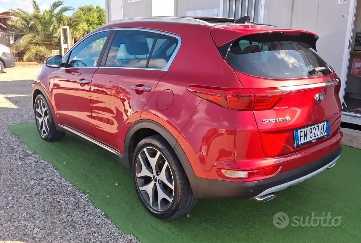 Usata Kia Sportage GT-Line 185 CV (136 kW) 2018 Rosso SUV