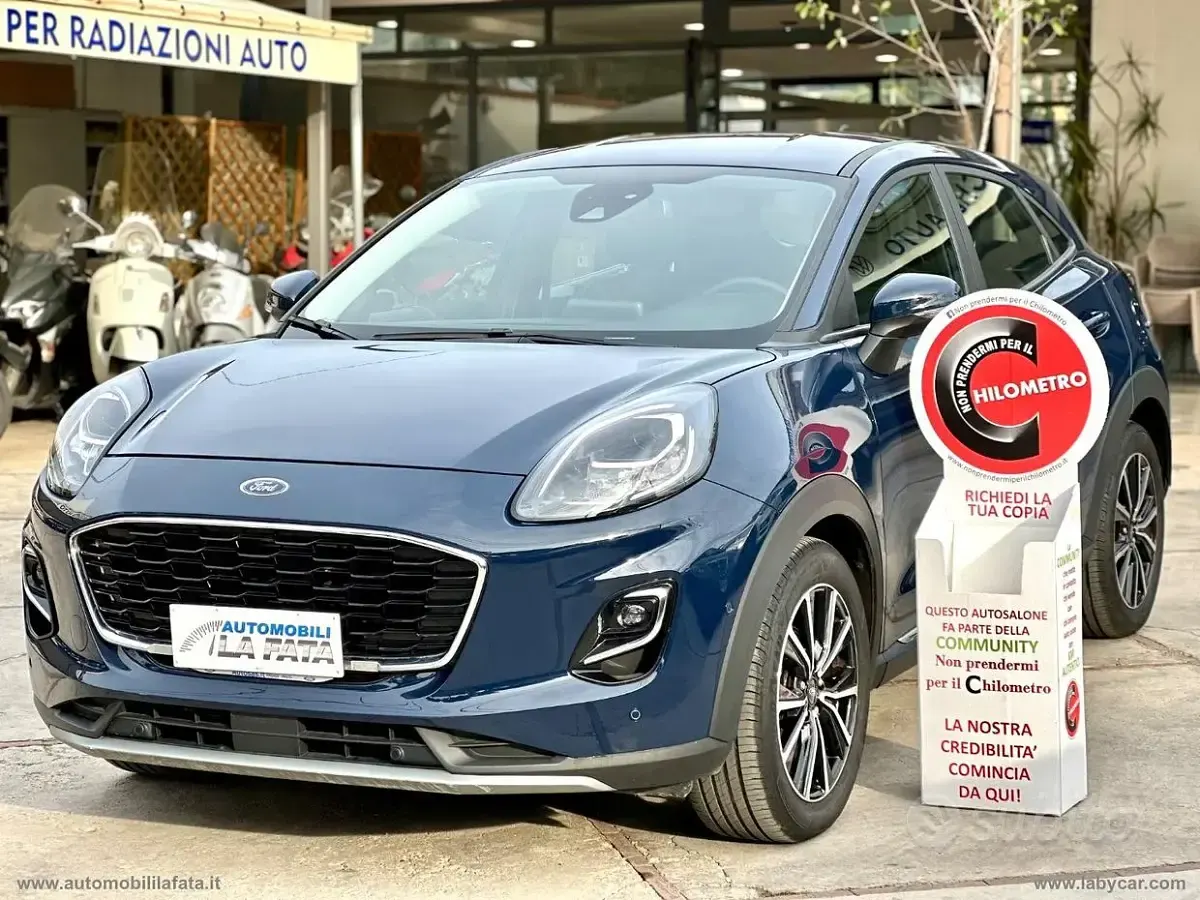Usata Ford Puma Titanium 125 CV (91 kW) 2022 Blu/azzurro SUV
