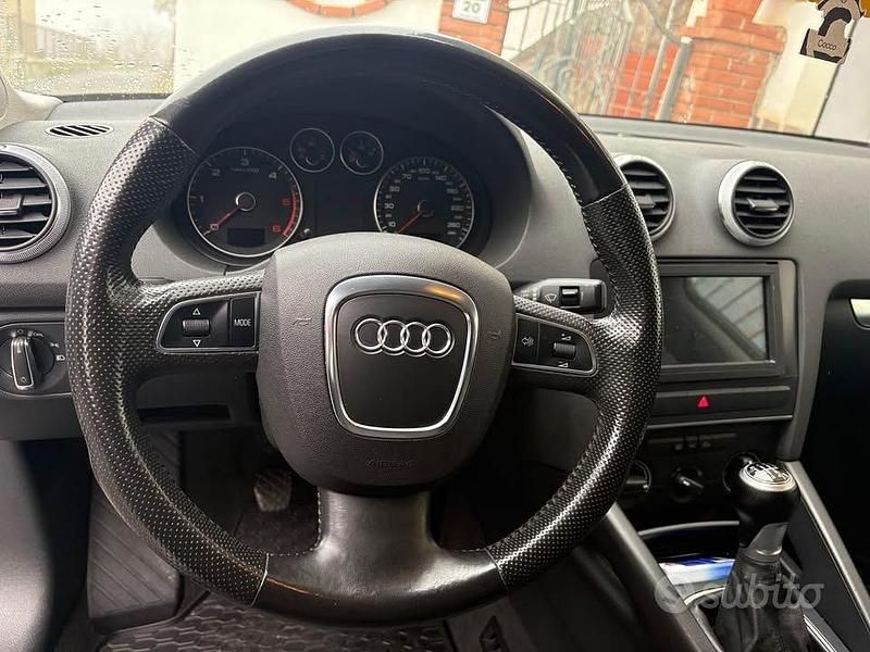 Usata Audi A3 90 CV (66 kW) 2010 Grigio Berlina