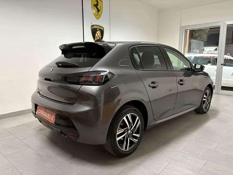 Usata Peugeot 208 Allure 101 CV (74 kW) 2021 Grigio Utilitaria
