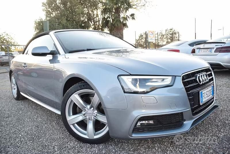 Usata Audi A5 Cabriolet Advanced 190 CV (139 kW) 2016 Grigio Cabrio