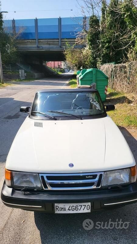 Usata Saab 900 Cabriolet 1993 Bianco Cabrio