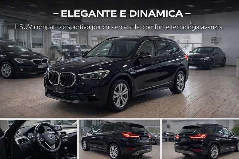 Usata BMW X1 Advantage 125 CV (91 kW) 2021 Nero SUV