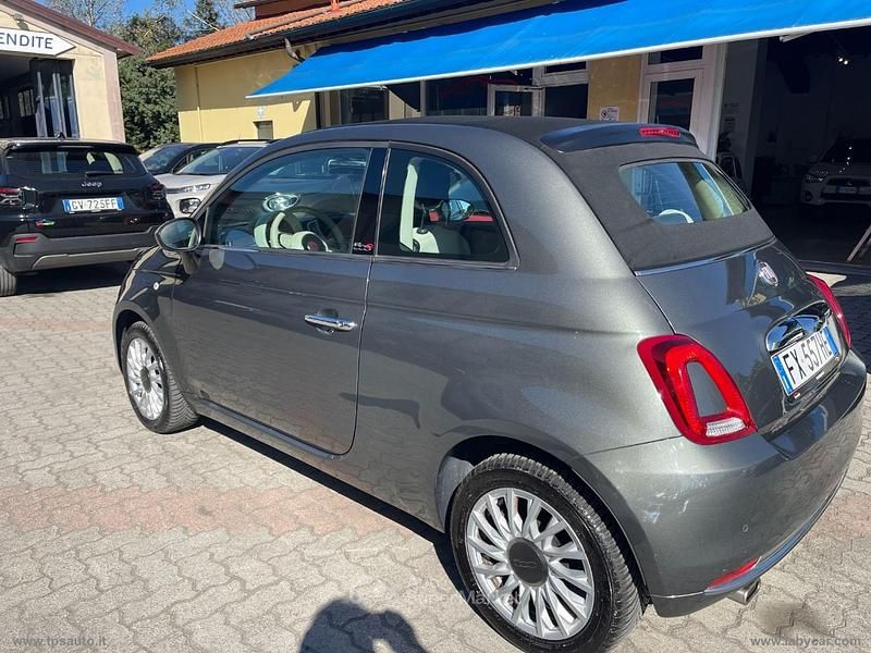 Usata Fiat 500C Lounge 69 CV (50 kW) 2019 Gray Cabrio