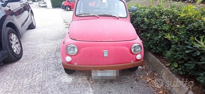 Usata Fiat 500 1970 Rosso Utilitaria