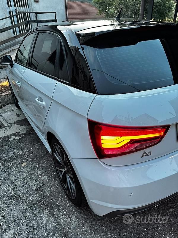 Usata Audi A1 S-Line 90 CV (66 kW) 2016 Bianco Utilitaria