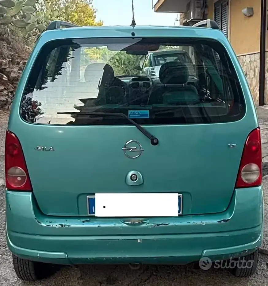 Usata Opel Agila 80 CV (58 kW) 2004 Verde Monovolume