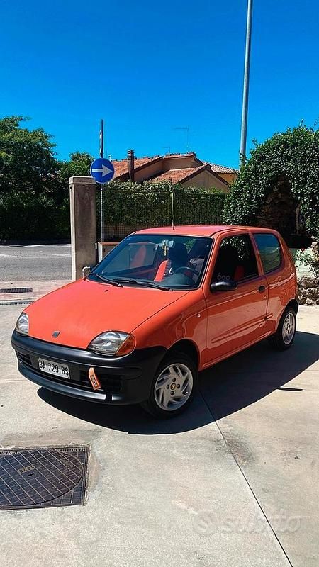 Usata Fiat 600 1999 Rosso Utilitaria