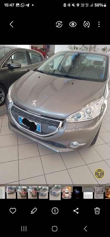 Usata Peugeot 208 Allure 95 CV (69 kW) 2013 Grigio Utilitaria