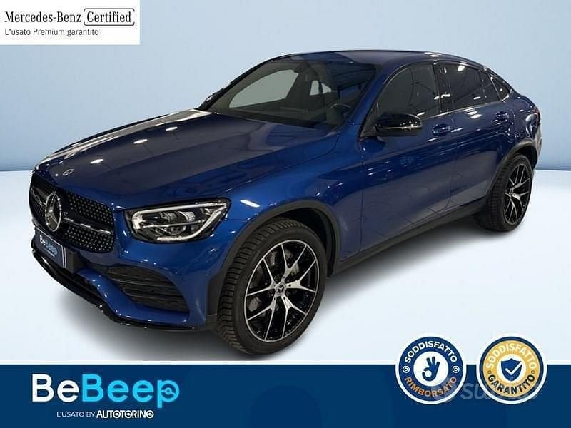 Usata Mercedes GLC220 Premium 194 CV (142 kW) 2023 Blu metallizzato Coupé