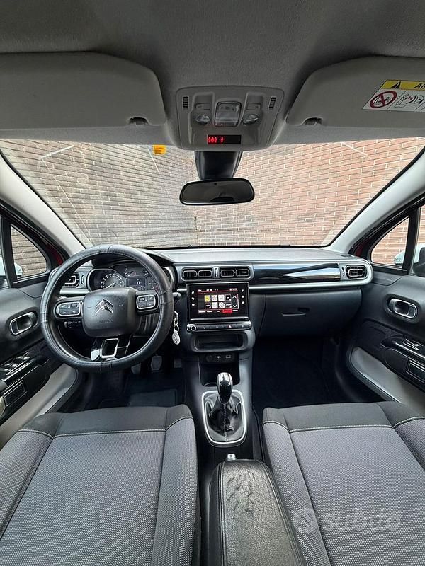 Usata Citroën C3 PureTech 82 CV (60 kW) 2017 Rosso Berlina