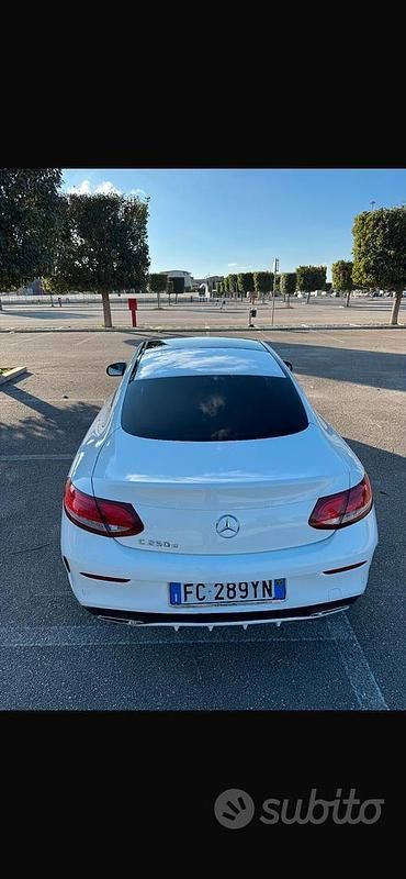 Usata Mercedes C250 203 CV (149 kW) 2016 Bianco Coupé