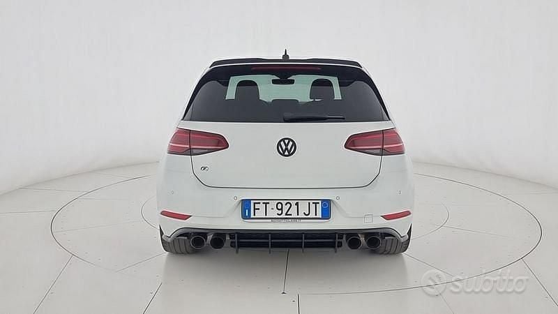 Usata VW Golf VII R 310 CV (228 kW) 2017 Bianco Berlina
