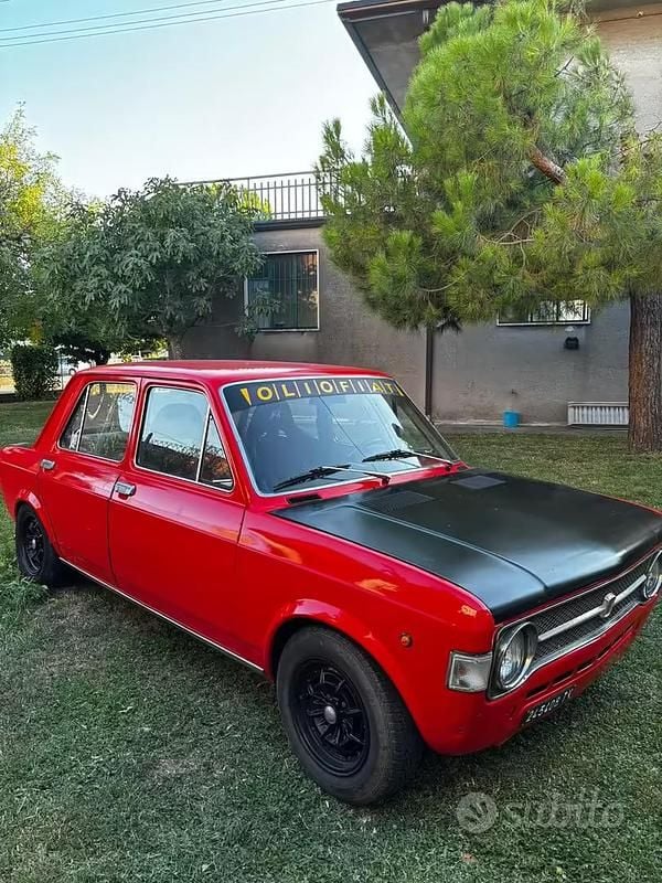 Usata Fiat 128 1970 Rosso Berlina