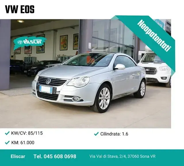 Begagnad VW Eos 116 HK (85 kW) 2007 Grå Cab