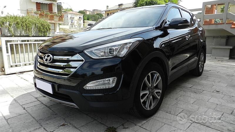 Usata Hyundai Santa Fe Comfort 150 CV (110 kW) 2014 Nero SUV