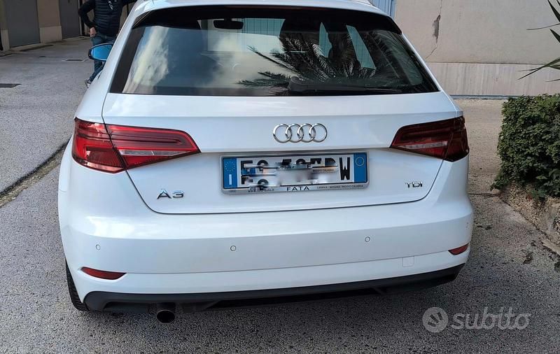 Usata Audi A3 Sportback Comfort 2017 Bianco Utilitaria