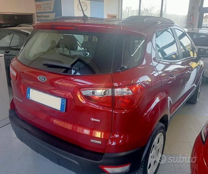 Usata Ford Ecosport 100 CV (73 kW) 2018 Rosso SUV