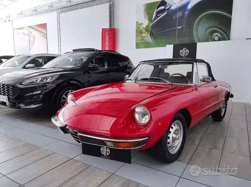 Usata Alfa Romeo Spider 1970 Rosso Cabrio