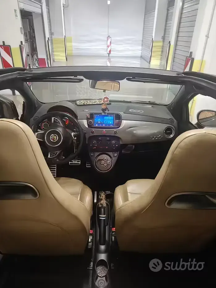 Usata Abarth 500C 140 CV (102 kW) 2010 Grigio Cabrio