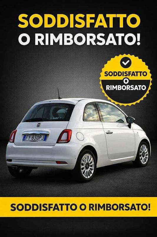 Usata Fiat 500 Lounge 69 CV (50 kW) 2019 Bianco Utilitaria
