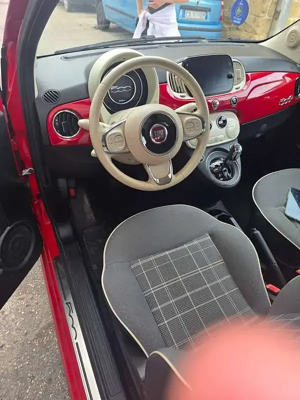 Usata Fiat 500C Lounge 69 CV (50 kW) 2019 Rosso Cabrio