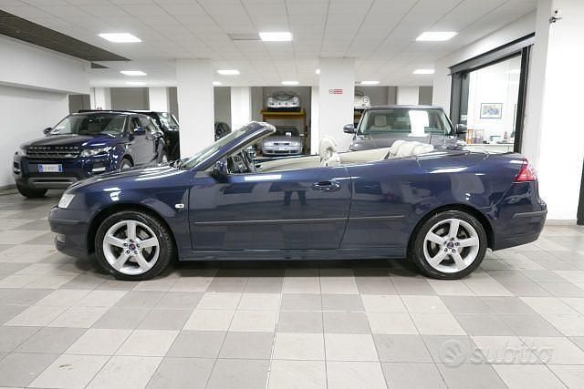 Usata Saab 9-3 Cabriolet Vector 150 CV (110 kW) 2007 Blu Cabrio