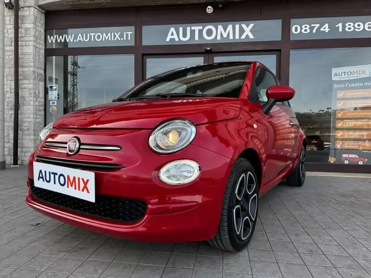 Usata Fiat 500C Connect 69 CV (50 kW) 2022 Rosso Cabrio