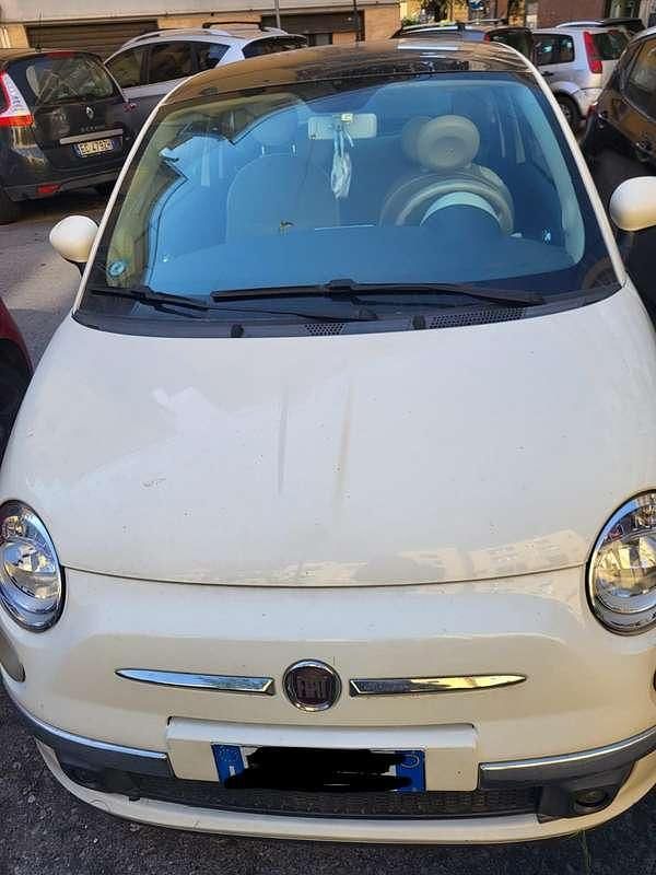 Usata Fiat 500 Lounge 69 CV (50 kW) 2014 Bianco Utilitaria