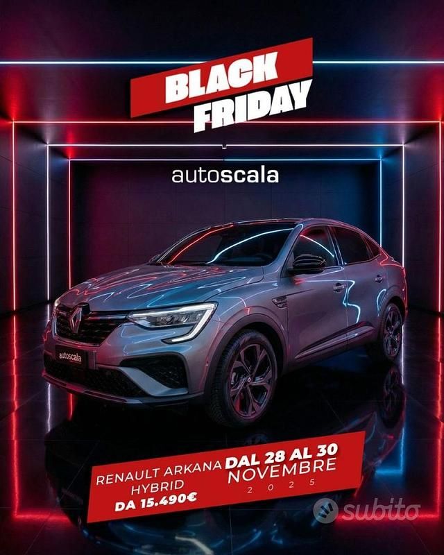 Blu Usata 2021 Renault Arkana SUV | 15.490 € (Super prezzo) - Immagine 1/1