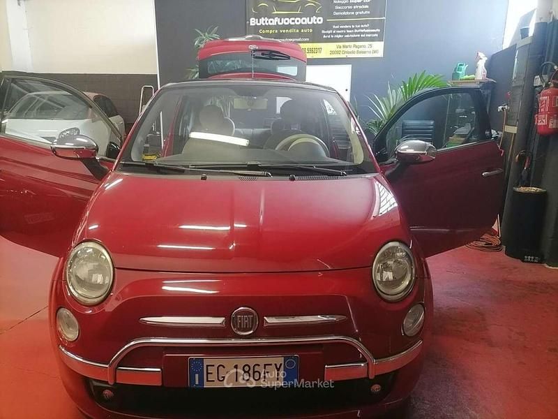 Usata Fiat 500 Anniversary 86 CV (63 kW) 2011 Rosso Berlina