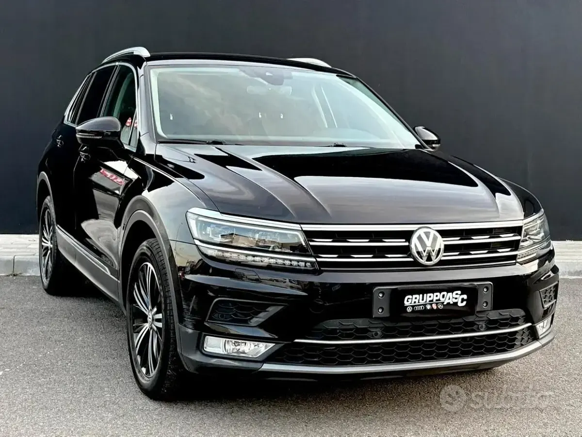 Usata VW Tiguan 150 CV (110 kW) 2016 Nero SUV