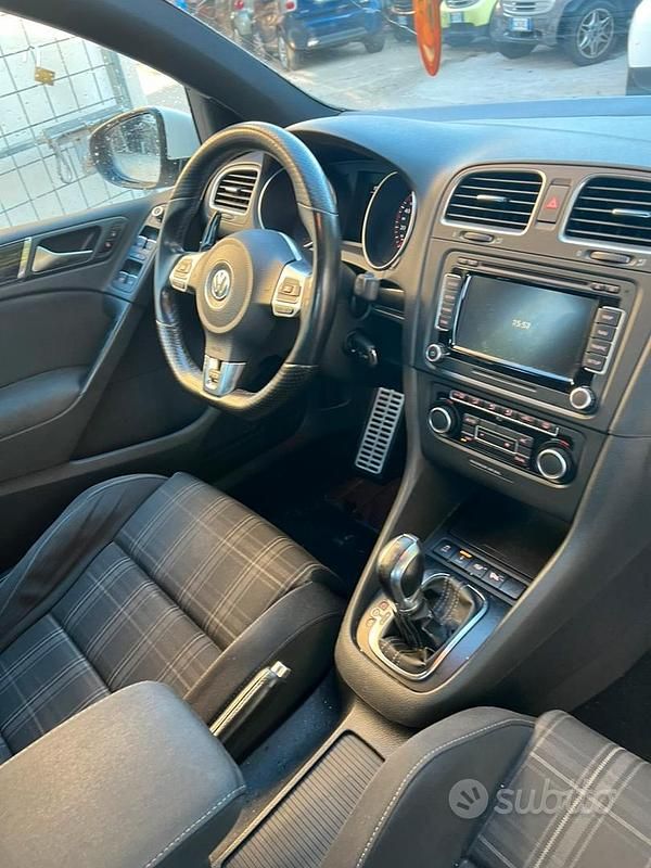 Usata VW Golf VI GTD 170 CV (125 kW) 2012 Bianco Utilitaria