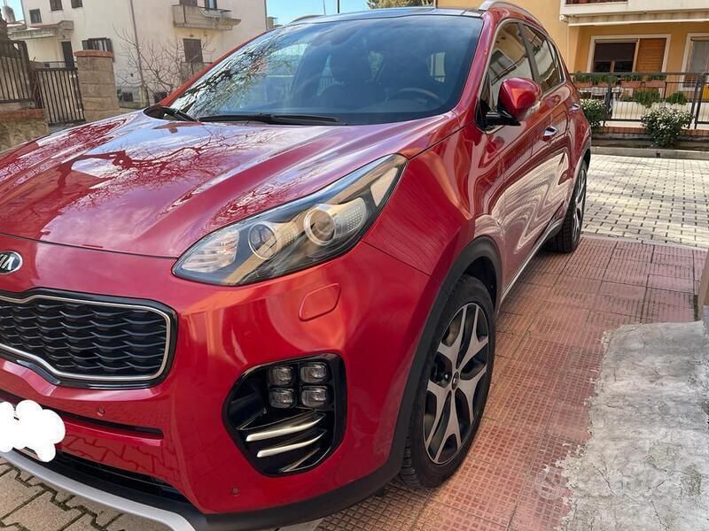 Usata Kia Sportage GT-Line 141 CV (103 kW) 2017 Rosso SUV