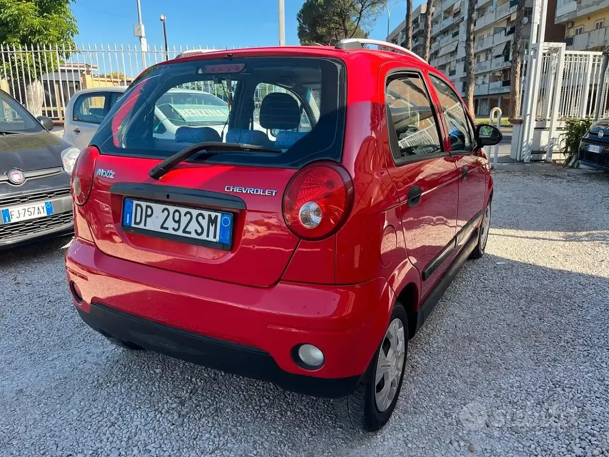 Usata Chevrolet Matiz 52 CV (38 kW) 2008 Rosso Utilitaria