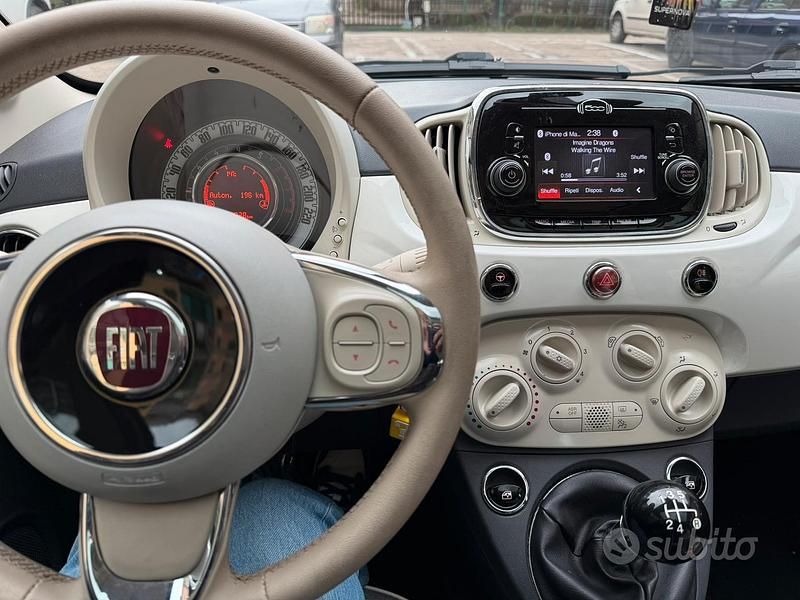 Usata Fiat 500 Lounge 69 CV (50 kW) 2017 Bianco Berlina