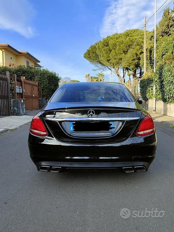Usata Mercedes C220 170 CV (125 kW) 2014 Nero Berlina