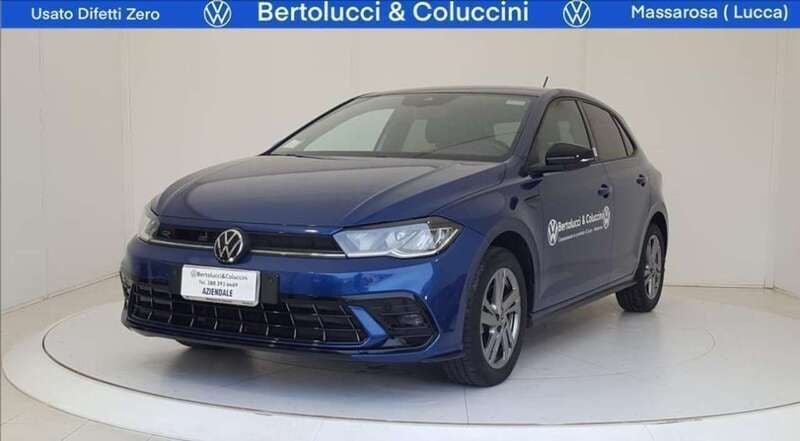 Blu/azzurro Usata 2023 VW Polo R-line Tre volumi | 21.900 € (Molto cara) - Immagine 1/4