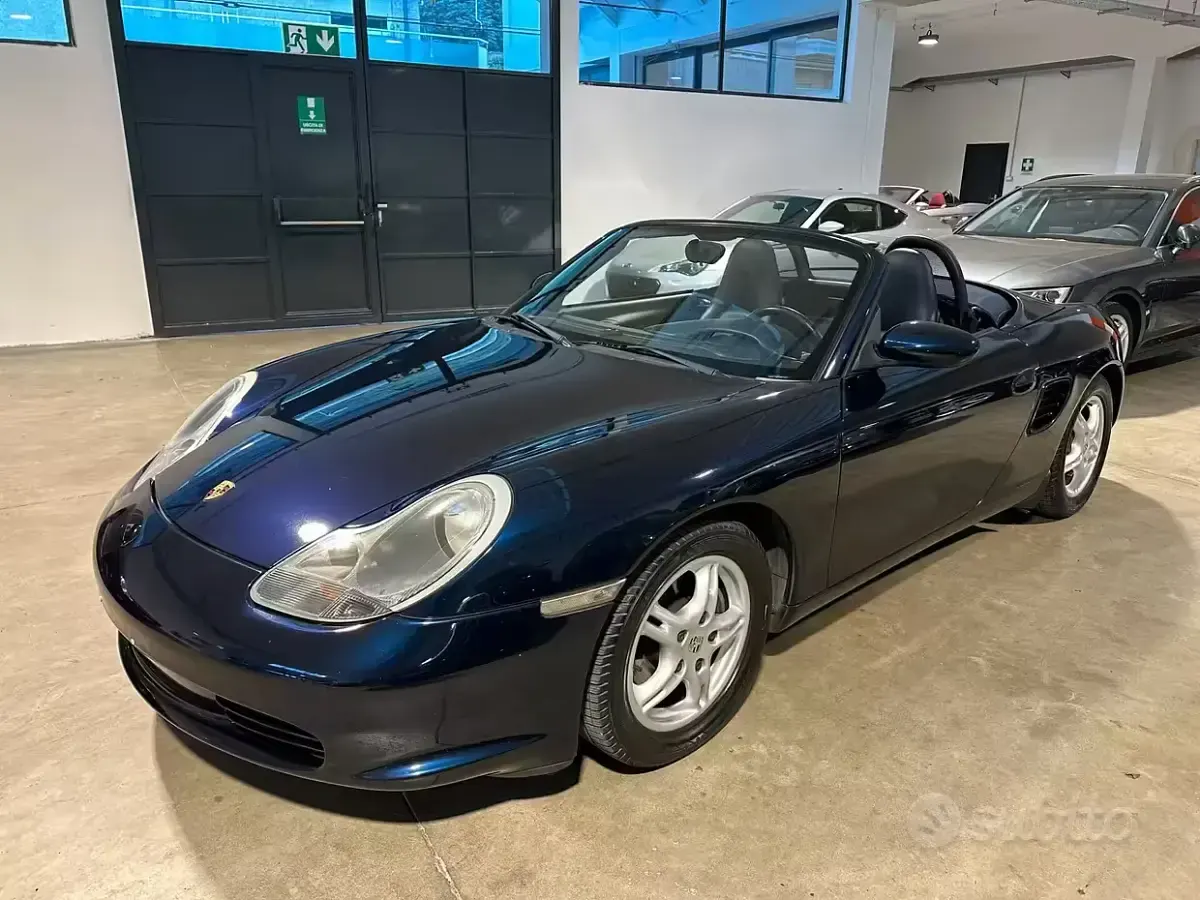 Gebraucht Porsche Boxster 228 PS (167 kW) 2002 Blau Cabrio