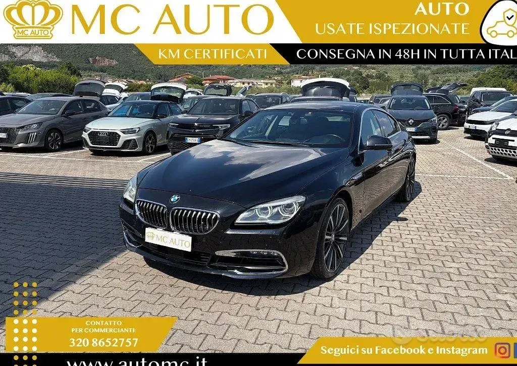 Usata BMW 640 Luxury Line 313 CV (230 kW) 2015 Nero Coupé