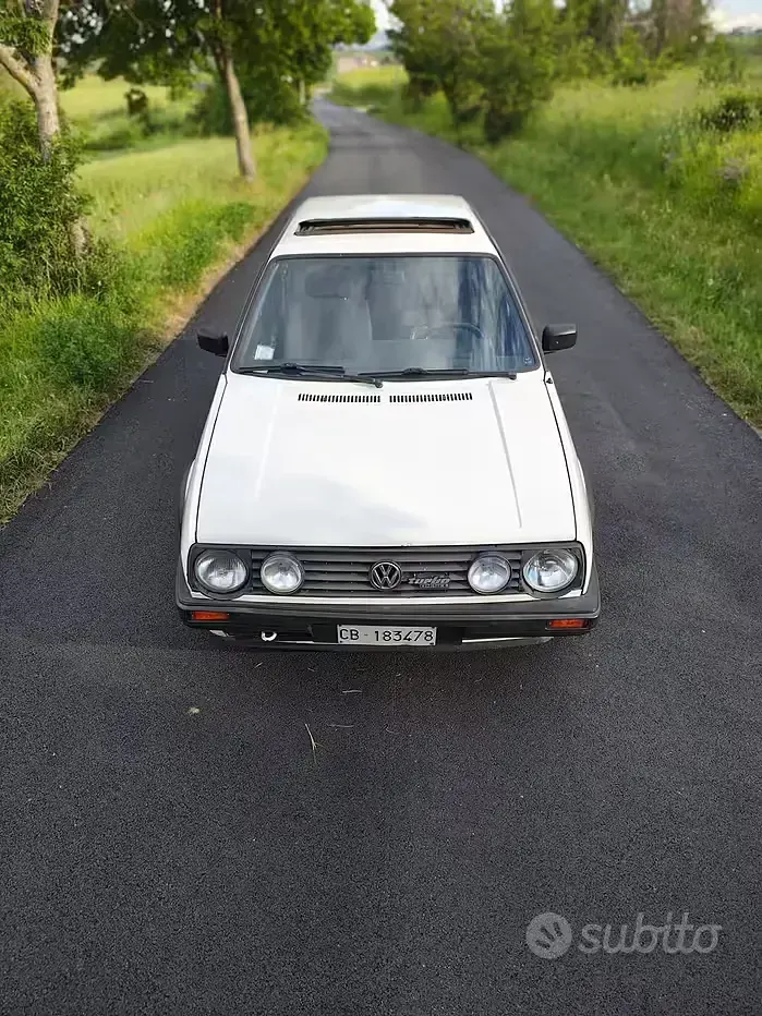 Usata VW Golf II GTD 69 CV (50 kW) 1988 Bianco Utilitaria