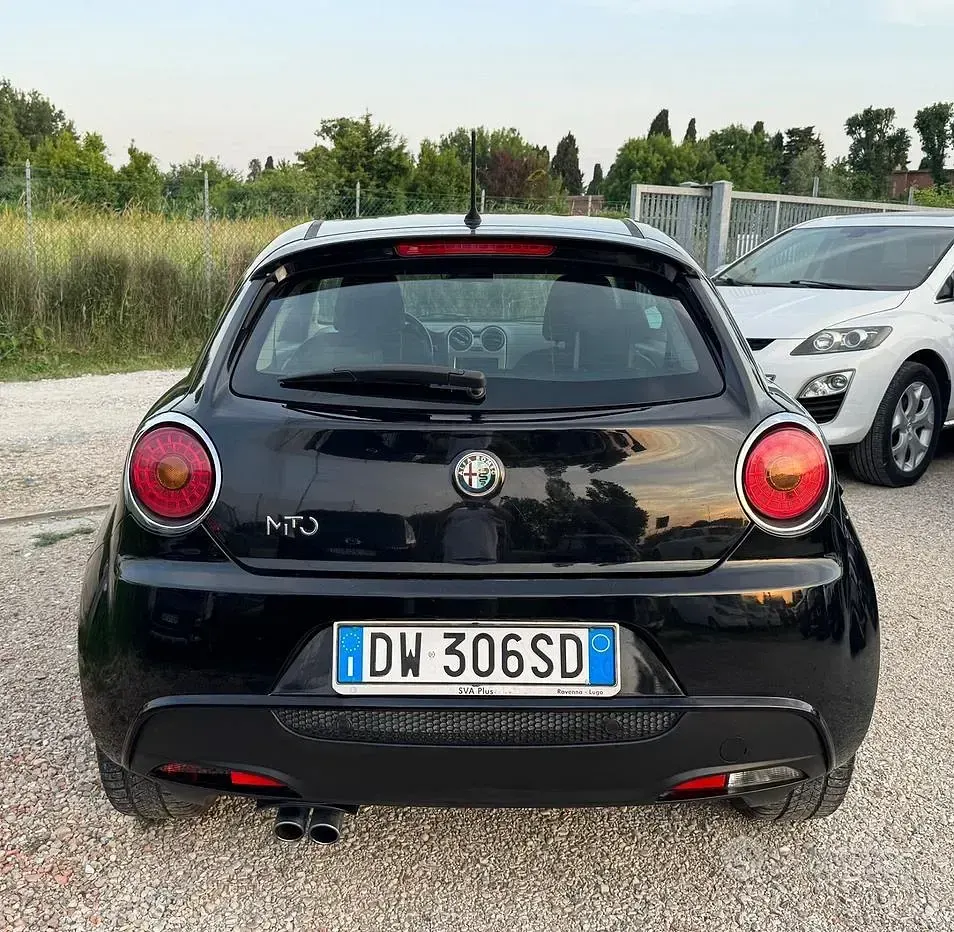 Usata Alfa Romeo MiTo Distinctive 155 CV (114 kW) 2009 Nero Utilitaria
