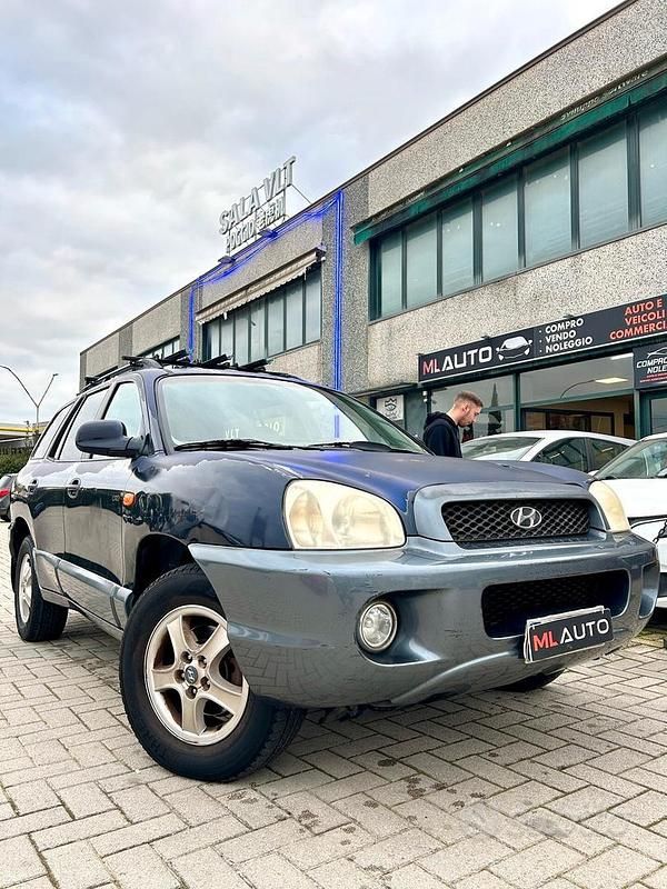 Usata Hyundai Santa Fe GLS 112 CV (82 kW) 2004 Blu SUV