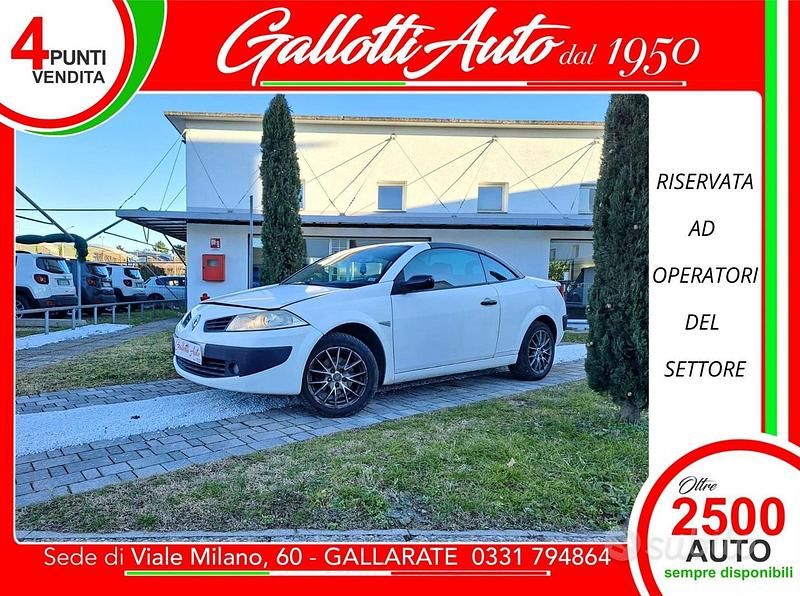Usata Renault Mégane II 150 CV (110 kW) 2007 Bianco Cabrio