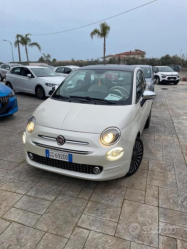 Usata Fiat 500 69 CV (50 kW) 2018 Bianco Berlina