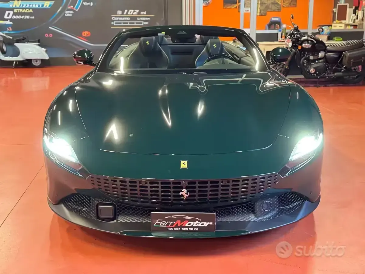 Usata Ferrari Roma 620 CV (456 kW) 2024 Verde Cabrio