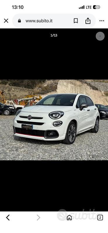 Usata Fiat 500X Sport 130 CV (95 kW) 2021 Bianco SUV