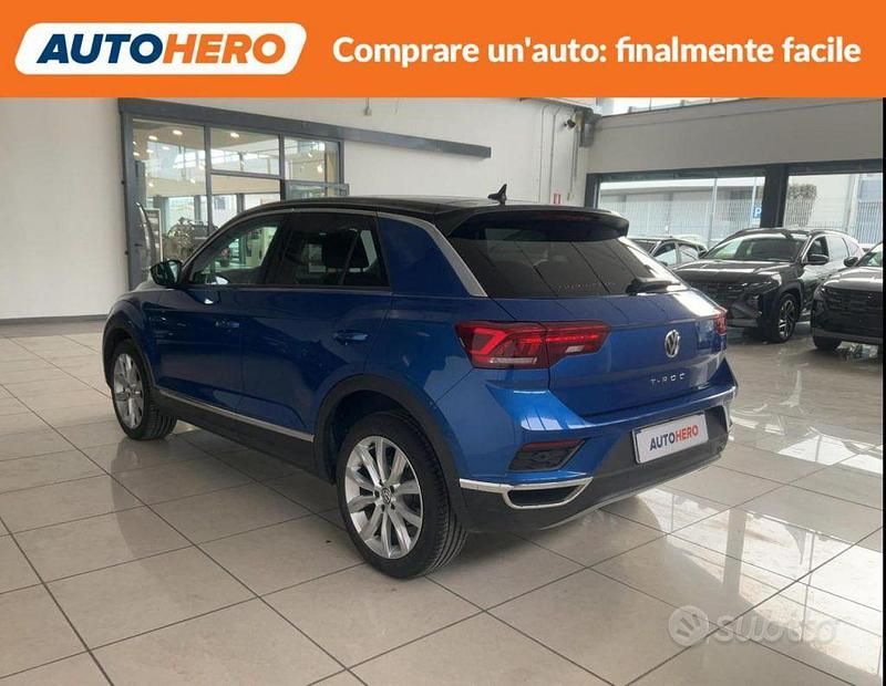 Usata VW T-Roc Advance 150 CV (110 kW) 2020 Blu SUV