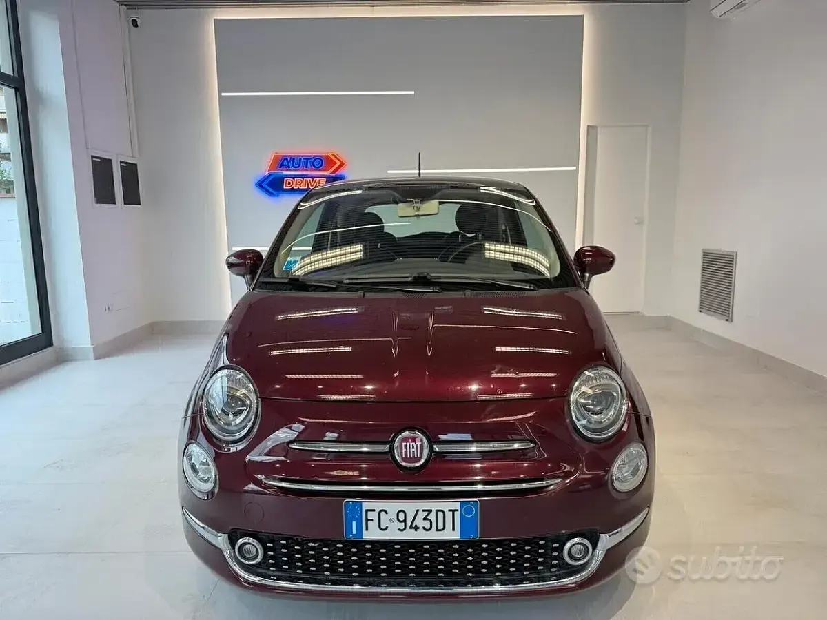 Usata Fiat 500 Lounge 95 CV (69 kW) 2017 Viola Berlina